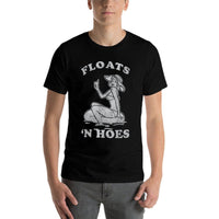 Floats And Hoes Funny Float Trip Tubing River Float  Classic T-Shirt