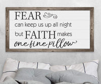 Fear Can Keep Us Up - Canvas