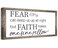 Fear Can Keep Us Up - Canvas