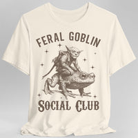 Feral Goblin Social Club T-shirt - With Toad