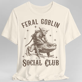 Feral Goblin Social Club T-shirt - With Toad