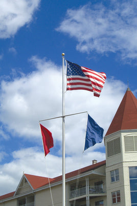 Single Mast Nautical Series w/ Yardarm & Gaff