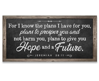 For I Know The Plans 2 - Canvas