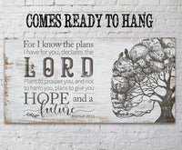 For I Know The Plans - Canvas