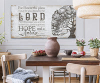 For I Know The Plans - Canvas