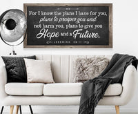For I Know The Plans 2 - Canvas