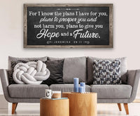 For I Know The Plans 2 - Canvas