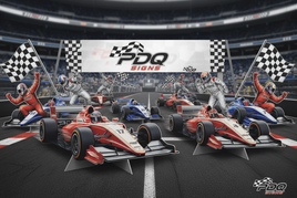 24" x 72" Corrugated Plastic Standee Cutout