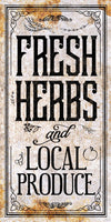 Fresh Herbs and Local Produce - Canvas