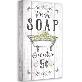 Fresh Soap & Water - Canvas
