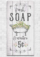 Fresh Soap & Water - Canvas