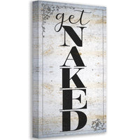 Get Naked - Canvas