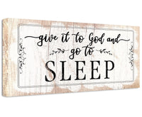 Give It To God and Go To Sleep - Canvas