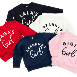 "____ Girl" - (Choose Your Grandma Name) - Child Sweater