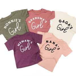 "____ Girl” - (Choose Your Grandma Name) - Child Tee