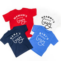 "____ Little Guy" - (Choose Your Grandma Name) - Child Tee"