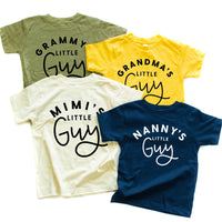 "____ Little Guy" - (Choose Your Grandma Name) - Child Tee"