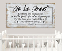 Go Be Great - Canvas