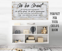 Go Be Great - Canvas