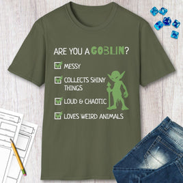 Goblin Quiz Shirt - Funny DnD Goblin Friend T-shirt