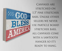 God Bless America - Canvas
