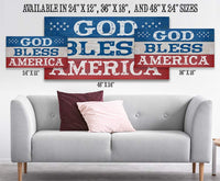 God Bless America - Canvas
