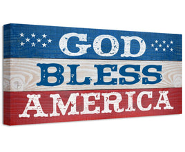 God Bless America - Canvas