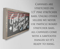 God Shed His Grace On Thee - Canvas