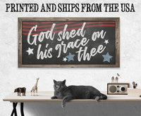 God Shed His Grace On Thee - Canvas