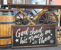 God Shed His Grace On Thee - Canvas