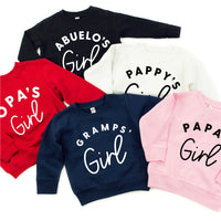 "____ Girl" - (Choose Your Grandpa Name) - Child Sweater