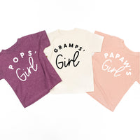 "____ Girl” - (Choose Your Grandpa Name) - Child Tee