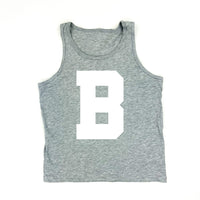 VARSITY INITIALS - CHILD TANK - HEATHER GRAY