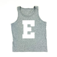 VARSITY INITIALS - CHILD TANK - HEATHER GRAY
