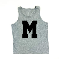 VARSITY INITIALS - CHILD TANK - HEATHER GRAY