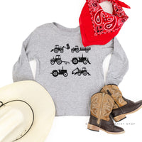 6 Tractors - Child Long Sleeve Tee