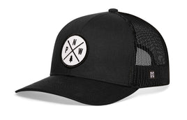 PNW Trucker Hat  |  Black PNW X Snapback