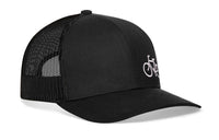 Bicycle Trucker Hat  |  Black Outdoors Snapback
