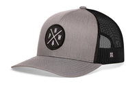 PNW Trucker Hat  |  Gray-Black PNW X Snapback