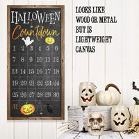 Halloween Countdown - Canvas