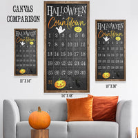 Halloween Countdown - Canvas