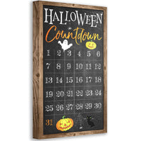 Halloween Countdown - Canvas