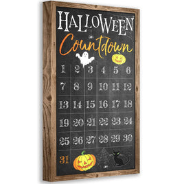 Halloween Countdown - Canvas