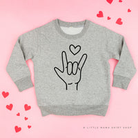 Sign Language - I Love You - Child Sweater