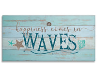 Happiness Comes In Waves - Canvas