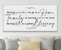 Having Somewhere To Go - Canvas