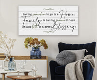 Having Somewhere To Go - Canvas