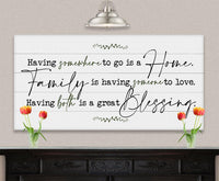 Having Somewhere To Go - Canvas