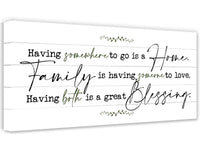 Having Somewhere To Go - Canvas