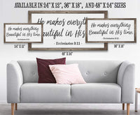 He Makes Everything Beautiful - Canvas